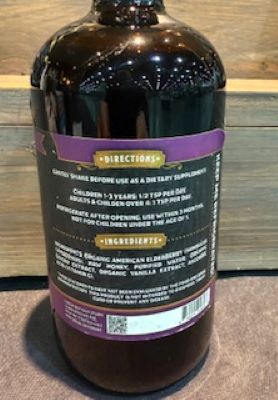 Elderberry Elixir 16oz - Image 2